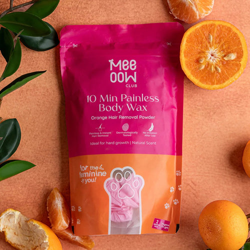 Meow Club 10-Min Painless Body Wax Powder with Spoon - 100g